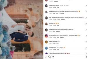 无数球迷在若塔婚礼动态下留言：🕊️🕊️🕊️🕊️🕊️